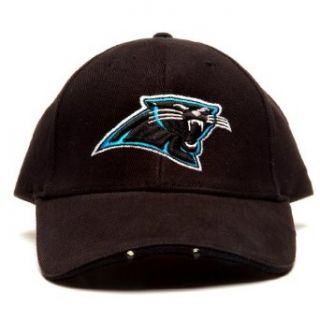 NFL Carolina Panthers Dual LED Headlight Adjustable Hat  Sports Fan Novelty Headwear  Clothing