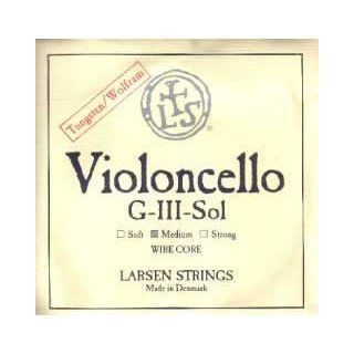 Larsen Wire Core 4/4 Cello G String Medium Tungsten Wirecore Musical Instruments
