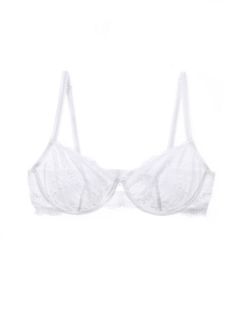 Trenta Embroidered Semi Sheer Bra by Cosabella