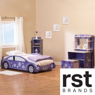 Rst Brands Legare Flower Power Purple 4 piece Bedroom Set Purple Size Twin