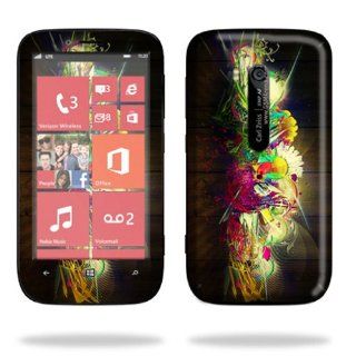 MightySkins Protective Skin Decal Cover for Nokia Lumia 822 Cell Phone T Mobile Sticker Skins Wooden Electronics