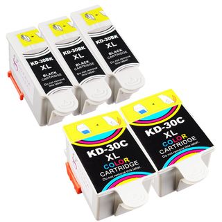 Sophia Global Compatible Ink Cartridge Replacement For Kodak 30xl (3 Black, 2 Color)