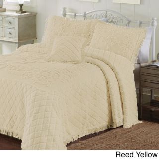 Lamont Home Josephine 3 piece Bedspread Set Yellow Size King