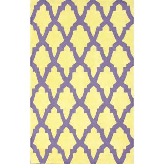 Nuloom Hand hooked Purple/ Yellow Wool blend Rug (83 X 11)