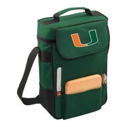 Picnic Time Duet Miami Hurricanes Embroidered Hunter Green