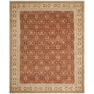 Safavieh Hand knotted Marrakech Rose/ Ivory Wool Rug (6 X 9)