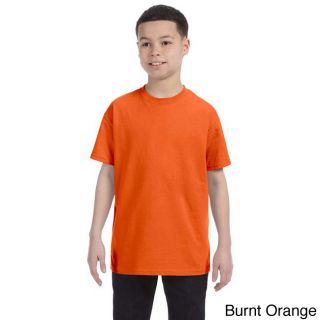 Fruit Of The Loom Fruit Of The Loom Youth 50/50 Blend Best T shirt Orange Size L (14 16)