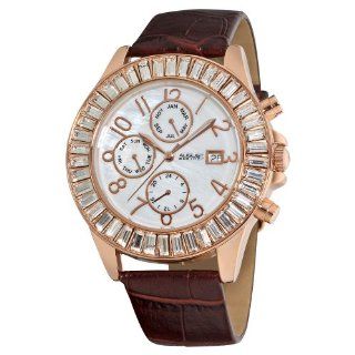 August Steiner Women's ASA837RG Swiss Quartz Baguette Bezel Watch Watches