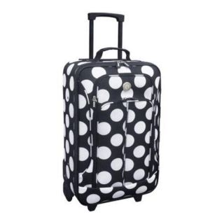Travelers Club 20in Euro Value Ii Carry on Luggage Polka Dot