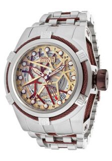 Invicta 12945  Watches,Mens Bolt/Reserve Automatic Gold Dial Stainless Steel, Casual Invicta Automatic Watches