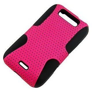Apex Hybrid Case for LG Connect 4G MS840, Hot Pink/Black Cell Phones & Accessories