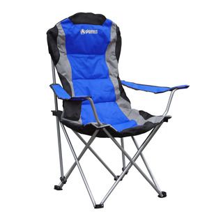 Blue Padded Camping Chair