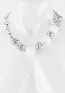 Invicta JB0039  Jewelry,Womens Silver With White Pearl Necklace, Fashion Jewelry Invicta Necklaces Jewelry
