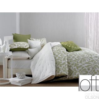 Candice Olson Candice Olson Loft Whisper Comforter Set And Sham Separates Green Size King