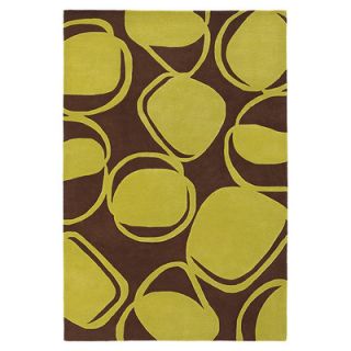 Inhabit River Rock Rug in Chocolate/ Kiwi RVRCHKIW_8X10R Rug Size 2 x 3