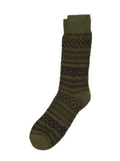 Fair Isle Cashmere Socks by Punto