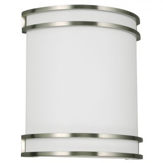 Lines 2 light Quad pin Brushed Nickel Ada certified Wall Sconce