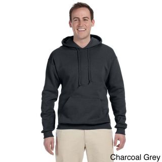 Jerzees Mens 50/50 8 ounce Nublend Fleece Hooded Sweatshirt Grey Size XXL