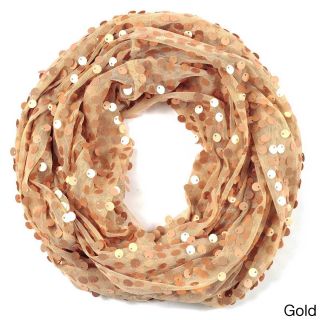 La77 Sequin Embellished Infinity Scarf