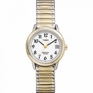 Timex Women's 2 Tone Easy Reader Expansion Band Watch