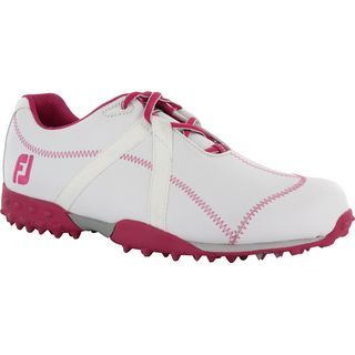 Footjoy Womens M project White/ Pink Spikeless Golf Shoes