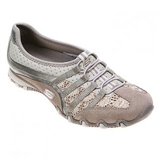Skechers Bikers   Grapevine  Women's   Taupe Suede/Silvery Gold