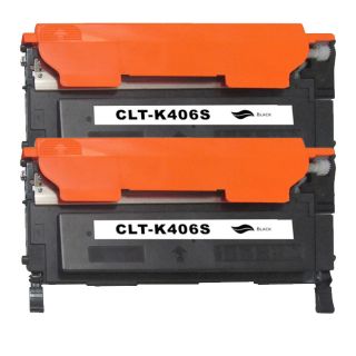 Samsung Clt k406s Compatible Black Laser Toner Cartridges (pack Of 2)