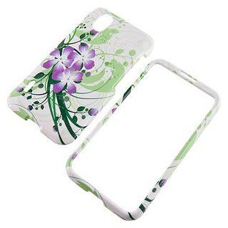 Green Lily Protector Case for LG Marquee LS855 Cell Phones & Accessories