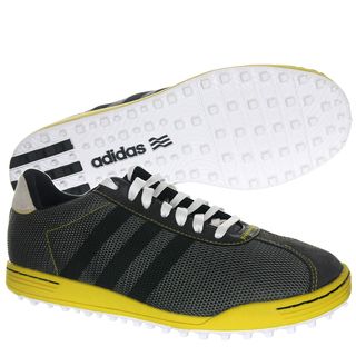 Adidas Mens Adicross Ii Mesh Grey/ Black/ Yellow Golf Shoes