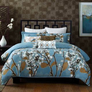 Artology Sakura 3 piece Comforter Set And Optional Euro Sham Sold Separately