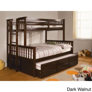 Legnano Twin Over Full Bunk Bed With Twin Trundle