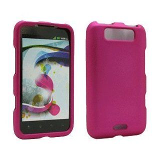 BSS   LG MS840 Connect 4G/LS840 Viper 4G Rubberized Snap On Cover, Hot Pink Cell Phones & Accessories