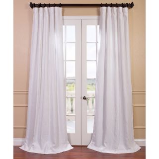 Blanc White French Linen Curtain Panel
