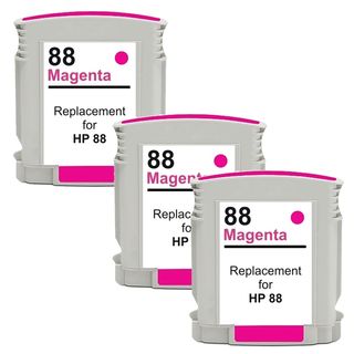 Hp 88xl (c9392an) Magenta Compatible High Yield Ink Cartridge (pack Of 3)