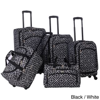 American Flyer Astor Collection 5 piece Spinner Luggage Set