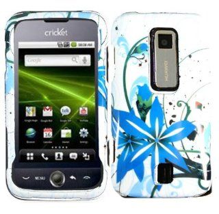 Blue Splash Hard Case Cover for Huawei Ascend M860 Cell Phones & Accessories