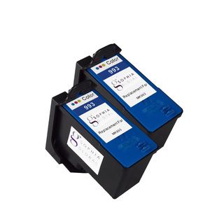 Sophia Global Remanufactured Ink Cartridge Replacement For Dell Mk993 Series 9 (2 Color)