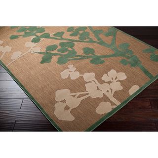 Meticulously Woven Jenny Transitional Floral Indoor/ Outdoor Area Rug (39 X 58)