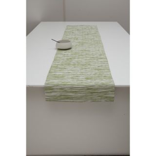 Chilewich Ribbon Table Runner 100337 00 Color Green/White