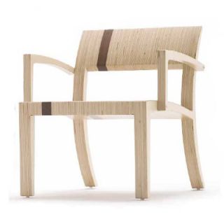 Context Furniture Narrative Arm Chair NAR 101AC Finish Walnut