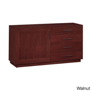 Quagga Designs Waldeck Dresser Walnut Size 4 drawer