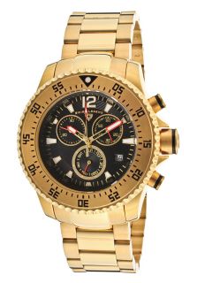 Swiss Legend 10063 YG 11  Watches,Sergeant Gold Tone Steel Chronograph Black Dial, Casual Swiss Legend Quartz Watches