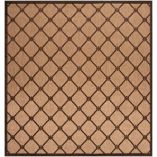 Meticulously Woven Patti Transitional Geometric Indoor/ Outdoor Area Rug (76 X 76)