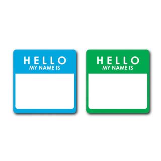 Molla Space, Inc. Name Tag Coaster Pads KMS012 BG / KMS012 RO Color Blue / G