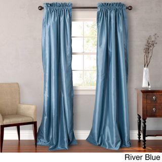Revman International Heritage Landing 108 Inch Faux Silk Lined Drape Set Blue Size 54 x 108