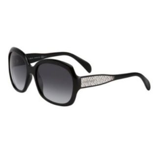 Giorgio Armani 845/S Women's Butterfly Full Rim Outdoor Sunglasses   Black Crystal Black/Gray Gradient / Size 58/17 135 Shoes