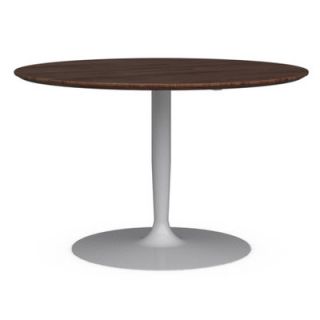 Calligaris Planet Fixed Dining Table CS/4005_P Top Finish Walnut, Base Finis
