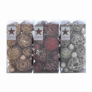 Natural Dried Decorative Ball Assortment (3 Boxes)