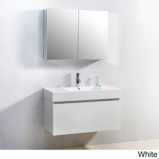 Virtu Usa Zuri 39 inch Single sink Bathroom Vanity Set