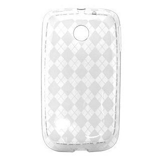 Huawei Ascend II/M865 TPU Protector Case   Clear Check Cell Phones & Accessories
